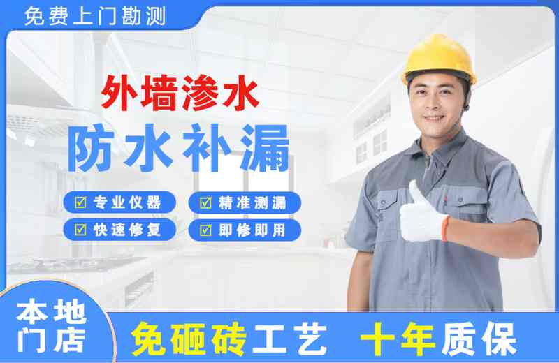 金银川路外墙渗水维修